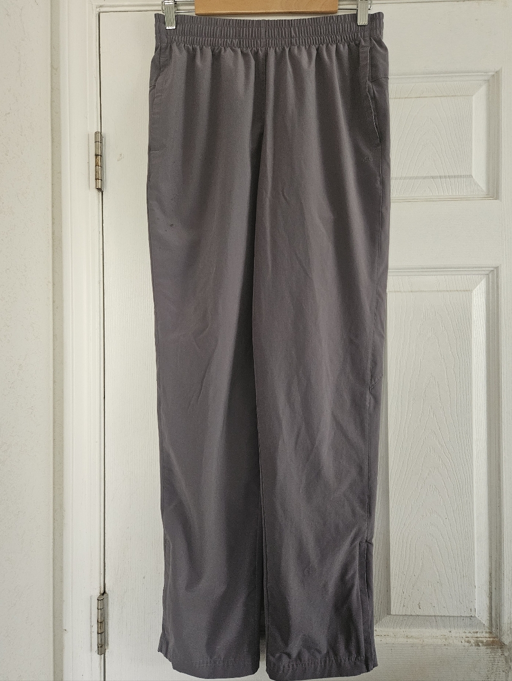 DSG Men's Gray Elastic-Drawstring Waist Hiking Pants Small